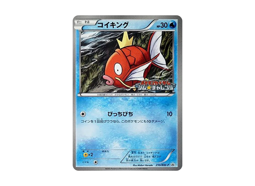 コイキング P [BW-P 210/BW-P](プロモーションカードパック「ジム☆チャレンジ 2013年4月」)