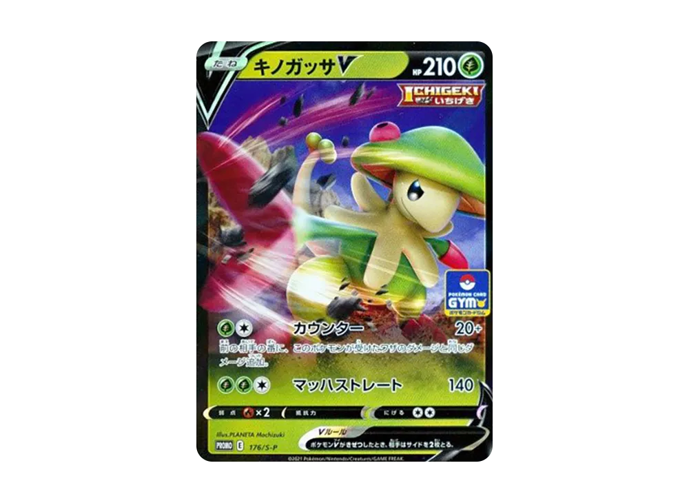 キノガッサV: プロモ P [S-P 176](ポケモンカードゲーム ソード&シールド 「プロモカードパック 第6弾」)