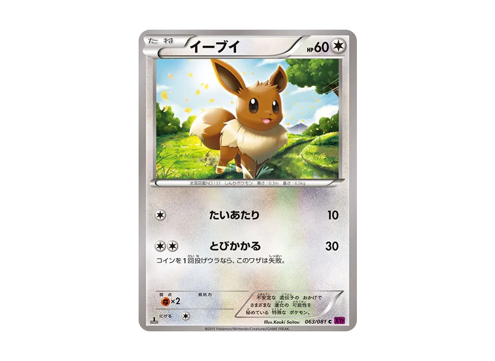 イーブイ C :1ED [XY7 063/081](拡張パック「バンデットリング」)