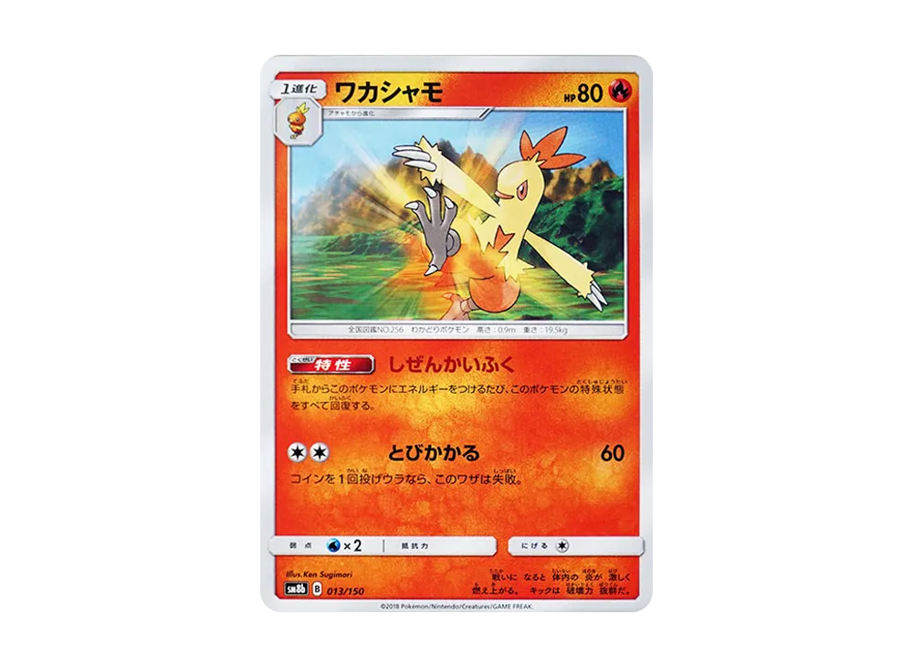 ワカシャモ [SM8b 013/150](ハイクラスパックGX「ウルトラシャイニー」)