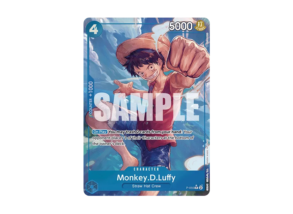 モンキー・D・ルフィ P :フルアート [P-055]【英語版】(プレミアムブースター「ONE PIECE CARD THE BEST」)