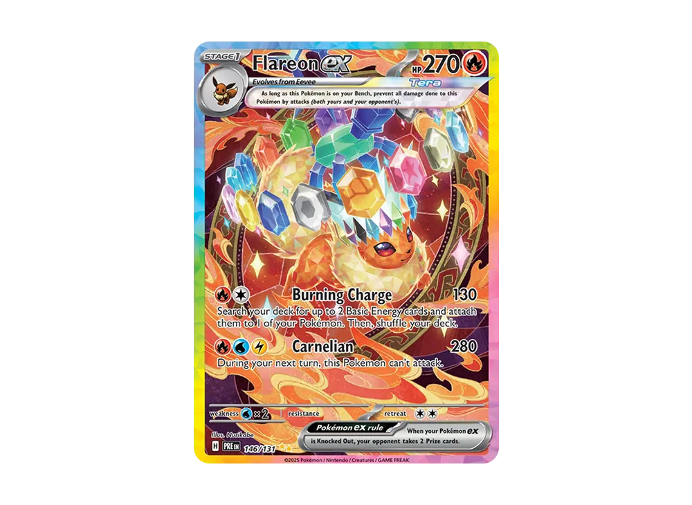 ブースターex SIR [PRE EN 146/131]【英語版】(スカーレット&バイオレット「プリズマティックエボリューションズ」)