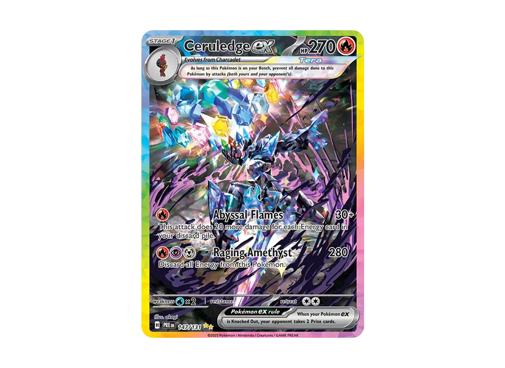 ソウブレイズex SIR [PRE EN 147/131]【英語版】(スカーレット&バイオレット「プリズマティックエボリューションズ」)