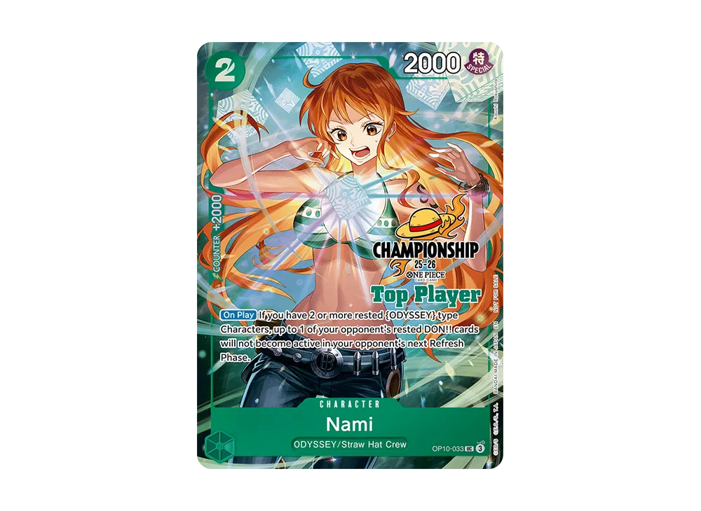 ナミ UC [OP10-033]【英語版】(プロモーションカード「チャンピオンシップ 25-26 トッププレイヤーパック」)