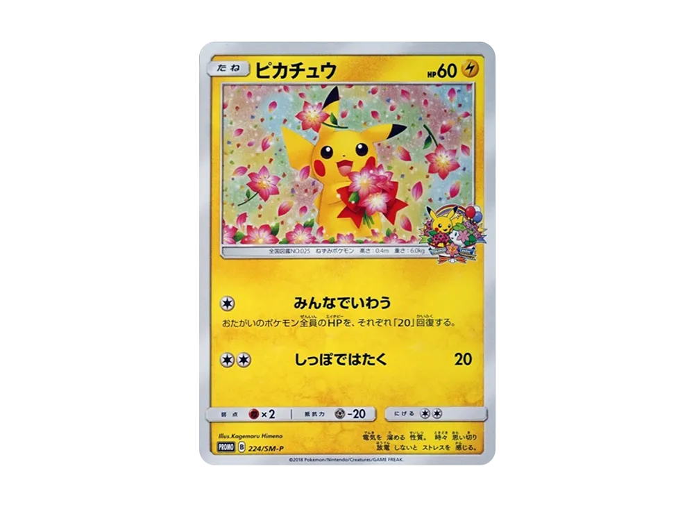 ピカチュウ: プロモ[SM-P 224](プロモーションカード「SM-P」)